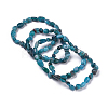 Natural Mixed Gemstone Bead Stretch Bracelets BJEW-K213-M02-2