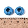 Dyed Synthetic Turquoise European Beads G-N359-17A-14-3