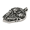 316 Surgical Stainless Steel Pendants STAS-Z073-75AS-01-2