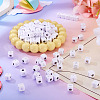 150Pcs 5 Styles Opaque Acrylic Beads SACR-TA0001-73-5