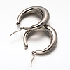 Ring 304 Stainless Steel Hoop Earrings X-EJEW-O032-02P-2