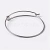 Adjustable 304 Stainless Steel Expandable Bangle Making BJEW-L604-09P-2