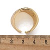 Brass Micro Pave Clear Cubic Zirconia Cuff Rings for Women RJEW-U041-07G-5