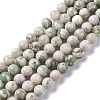 Natural Peace Jade Beads Strands X-G-G905-07-2