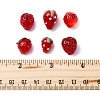 25Pcs 6 Styles Handmade Lampwork 3D Strawberry Beads LAMP-FS0001-19-5