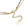 Natural Multicolor Tourmaline Beads Bracelets & Necklaces Sets SJEW-JS01358-6