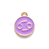 Alloy Enamel Pendants ENAM-S124-01B-01D-2