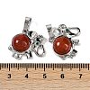 Natural Red Jasper Pendants G-I374-A-P22-3