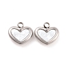 304 Stainless Steel Pendants STAS-D188-07P-2