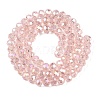 Electroplate Glass Beads Strands EGLA-A044-T6mm-B22-3