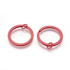 Spray Painted Iron Split Key Rings IFIN-L038-16-FF-1