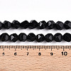 Natural Obsidian Beads Strands G-T139-8mm-50-5