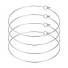 Stainless Steel Choker Rigid Necklace Making NJEW-WH0021-76-1
