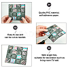 Square PVC 3D Self Adhesive Mosaic Pattern Stickers DIY-WH0260-84D-4