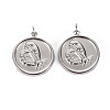Non-Tarnish 304 Stainless Steel Pendants STAS-S116-125P-1