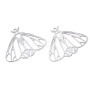 Non-Tarnish 201 Stainless Steel Filigree Pendants X-STAS-S118-009P-1