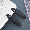 Alloy Snap Hair Clips PW-WGA742D-03-1