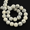 Synthetical Turquoise Gemstone Round Bead Strands TURQ-R035-6mm-05-2