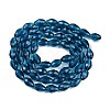 Transparent Glass Beads Strands X-EGLA-N013-T10mm-D25-2