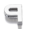 Alloy Letter Slide Charms RB-F034-01P-P-RS-2