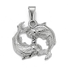 Non-Tarnish 304 Stainless Steel Pendants LS-STAS-D165-14P-10-1