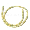 Cracked Opaque Glass Beads Strand GLAA-D306-A03-2