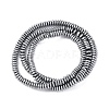 Electroplated Non-magnetic Hematite Beads Strands G-P571-B01-01E-2