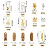 Plastic Dreadlocks Braiding Beads & Aluminum Hair Braid Dreadlock Beads OHAR-NB0001-15-2