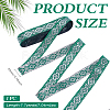 Ethnic Style Polyester Jacquard Ribbon OCOR-WH0078-478A-01-2