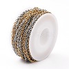 Two Tone 304 Stainless Steel Curb Chains CHS-B001-07-3