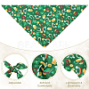 4Pcs 4 Styles Triangle Polyester Pet Handkerchi AJEW-CP0006-08B-05-5