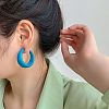 Acrylic C-Shape Stud Earrings FS-WG8BEC0-09-1