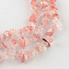 Cherry Quartz Glass Beads Strands G-R192-12-1