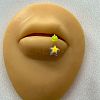 316L Surgical Stainless Steel with Acrylic Luminous Lip Rings FS-WG019E1-04-1