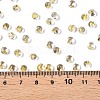 6/0 Baking Paint Transparent Fringe Glass Seed Beads SEED-N006-06B-4