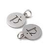 Non-Tarnish 304 Stainless Steel Charms STAS-Q201-T452P-2