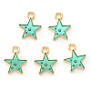 Alloy Enamel Charms X-ENAM-S121-028B-2