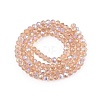 Electroplate Glass Beads Strands EGLA-A044-T3mm-L20-3
