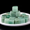 100g Cube Natural Green Aventurine Beads PW-WG41404-02-1