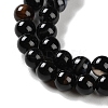 Natural Striped Agate/Banded Agate Beads Strands G-Z060-A01-A08-4