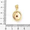 Brass Micro Pave Cubic Zirconia Pendants KK-F939-02B-G-3