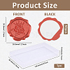 CHGCRAFT 50Pcs Adhesive Wax Seal Stickers DIY-CA0006-16I-2