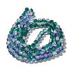 Crackle Glass Beads Strands X-CCG-C002-8mm-03-2