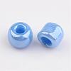 DIY Craft Beads 12/0 Opaque Colors Lustered Round Glass Seed Beads X-SEED-A012-2mm-123B-2