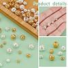 80Pcs 8 Styles Long-Lasting Plated Hollowed Brass Beads KK-PH0006-75-4