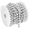ABS Plastic Imitation Pearl Bead Chain KY-WH20006-09B-1