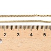 304 Stainless Steel Square Snake Chain Twisted Chain Double Layer Necklaces NJEW-S453-01G-B-5
