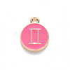 Alloy Enamel Pendants ENAM-S124-01B-03I-2