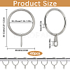 Iron Drape Sliding Eyelet Rings IFIN-SP0001-17A-P-2