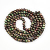 Baking Paint Glass Beads Strands DGLA-N003-6mm-B07-3